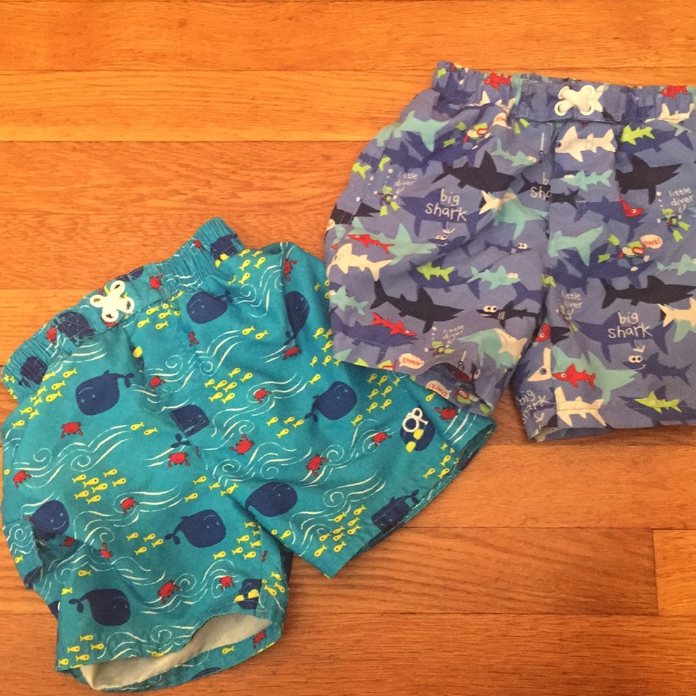 2 boys bathingsuits